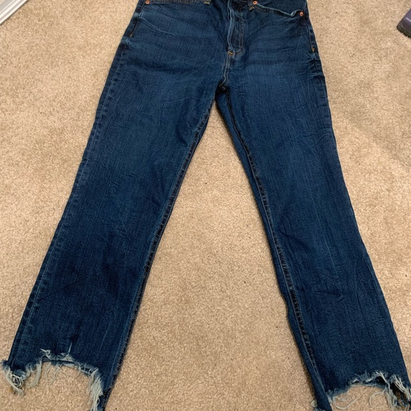 Zara Dreed Flare Jeans - Picture 3 of 4